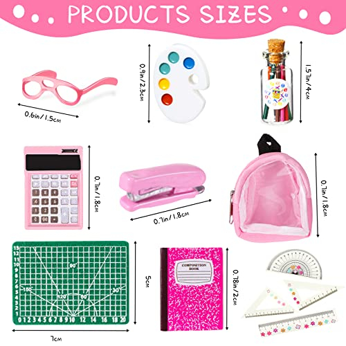 Foto 3 pulgar | Set de Útiles Escolares Chalyna para Muñecas y Accesorios - Venta Internacional