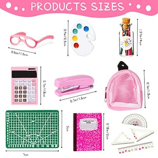 Foto 2 | Set de Útiles Escolares Chalyna para Muñecas y Accesorios - Venta Internacional