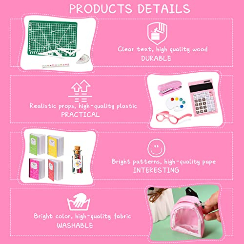 Foto 4 pulgar | Set de Útiles Escolares Chalyna para Muñecas y Accesorios - Venta Internacional