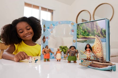 Foto 3 | Disney Princess Toys, Paquete De Historias De Moana Con 6 Pe - Venta Internacional.