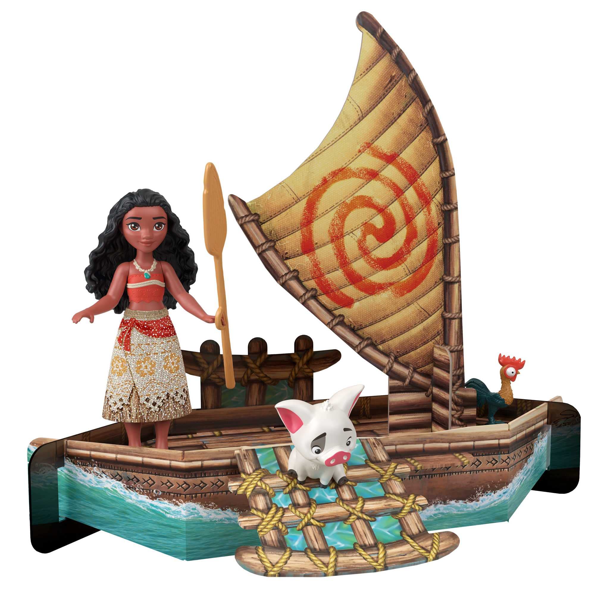 Foto 6 pulgar | Disney Princess Toys, Paquete De Historias De Moana Con 6 Pe - Venta Internacional.