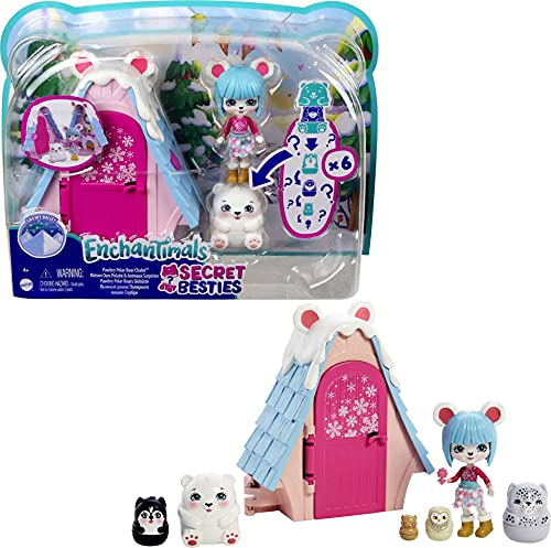 Foto 2 pulgar | Chalet Secret Besties De Toy Enchantimals, Pawbry, Oso Polar - Venta Internacional.