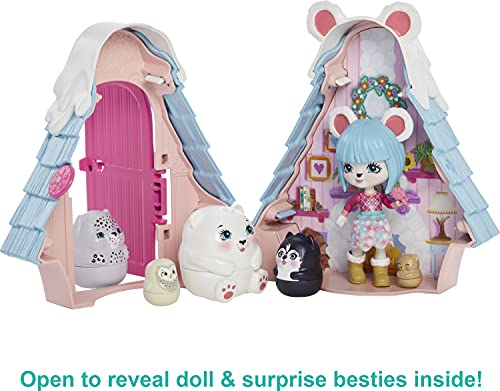 Foto 4 | Chalet Secret Besties De Toy Enchantimals, Pawbry, Oso Polar - Venta Internacional.