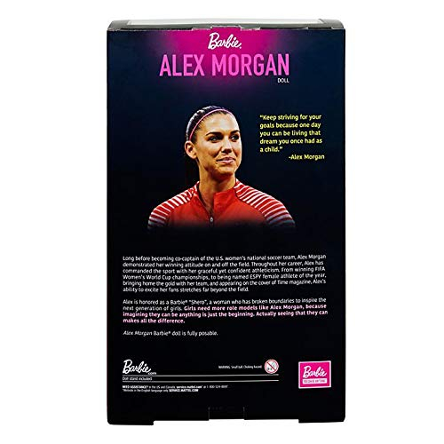 Foto 5 | Barbie Signature - Alex Morgan - Muñeca Totalmente Posable De Edición Limitada - Venta Internacional.