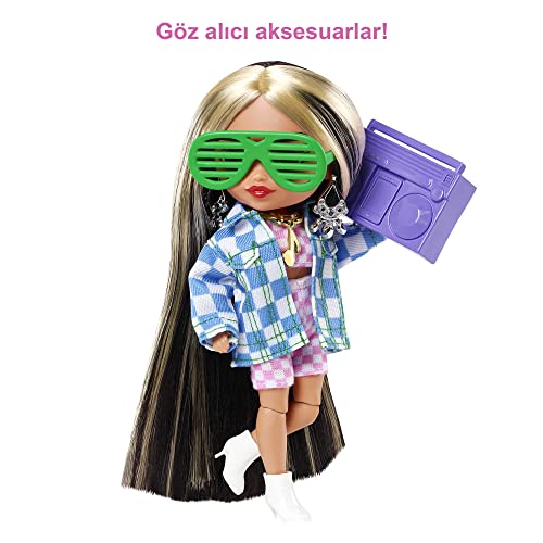 Foto 5 pulgar | Muñeca Barbie Extra Minis #2 (5.5 In) Con 2-pi A Cuadros - Venta Internacional.