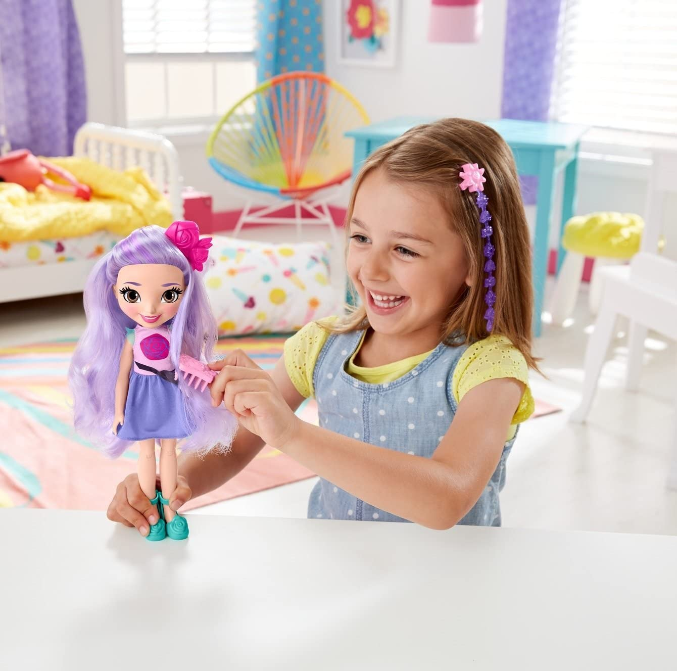 Foto 3 pulgar | Doll Fisher-price Nickelodeon Sunny Day Brush & Style Blair - Venta Internacional.