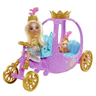 Foto 3 | Set De Juego Royal Rolling Carriage De Royal Enchantimals - Venta Internacional.