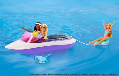 Foto 3 | Barbie Mermaid Power Playset Con 2 Muñecas Y Flotador De 18 Pulgadas - Venta Internacional.