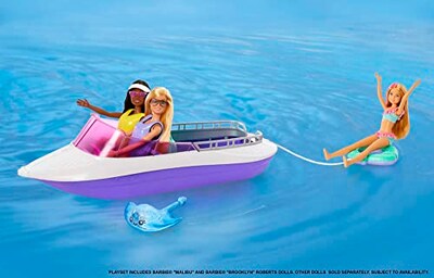 Foto 4 | Barbie Mermaid Power Playset Con 2 Muñecas Y Flotador De 18 Pulgadas - Venta Internacional.