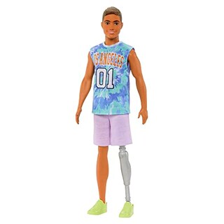 Foto 1 | Barbie Fashionistas Ken Fashion Doll #212 Con Prótesis - Venta Internacional.