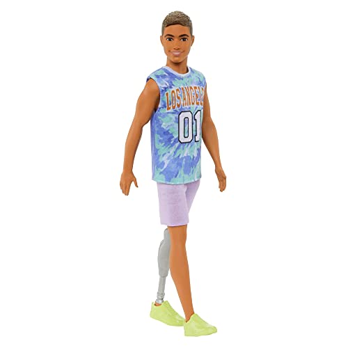 Foto 5 | Barbie Fashionistas Ken Fashion Doll #212 Con Prótesis  - Venta Internacional.