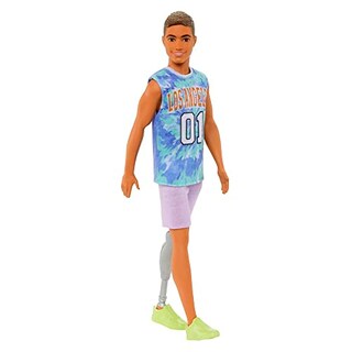 Foto 5 | Barbie Fashionistas Ken Fashion Doll #212 Con Prótesis - Venta Internacional.