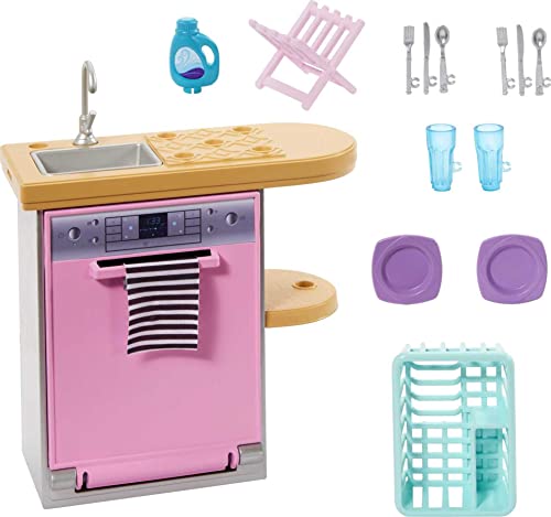 Foto 1 | Muebles Y Accesorios Barbie, Set De Decoración De Casa De Muñecas Ingenio - Venta Internacional.