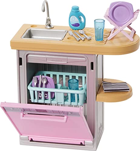 Foto 2 | Muebles Y Accesorios Barbie, Set De Decoración De Casa De Muñecas Ingenio - Venta Internacional.
