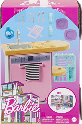 Foto 7 pulgar | Muebles Y Accesorios Barbie, Set De Decoración De Casa De Muñecas Ingenio - Venta Internacional.