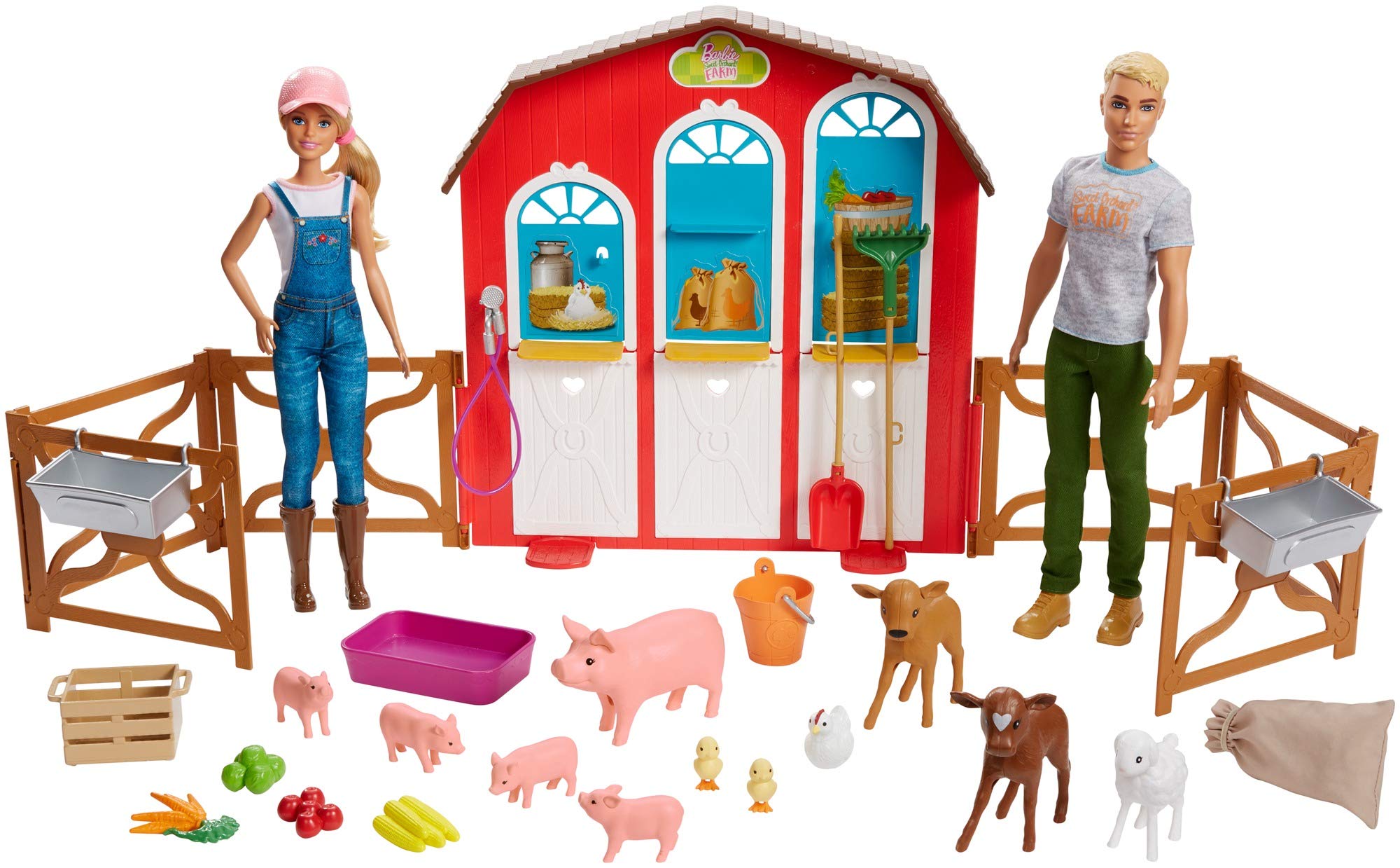 Foto 3 pulgar | Set De Juego Barbie Orchard Barn Con Barbie Y Ke - Venta Internacional.