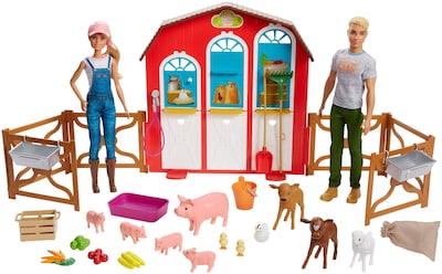 Foto 2 | Set De Juego Barbie Orchard Barn Con Barbie Y Ke - Venta Internacional.