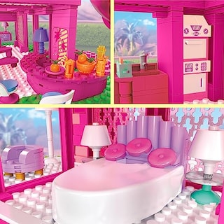 Foto 4 | Réplica De Barbie Dreamhouse De Juguete De Construcción Con Accesorios - Venta Internacional.