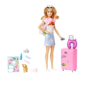 Foto 5 | Muñeca Barbie Y Accesorios, Set De Viaje «malibu» Con Cachor - Venta Internacional.