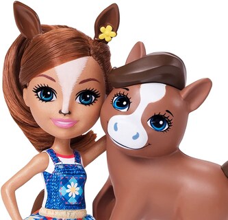 Foto 3 | Playset Mattel Enchantimals Barnyard Nursery Con Haydie Horse - Venta Internacional.