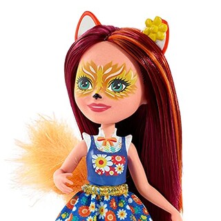 Foto 3 | Muñeca Felicity Fox De Doll Enchantimals Con Figura Flick De 6 Pulgadas Con Acc - Venta Internacional.