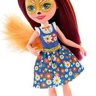 Foto 4 | Muñeca Felicity Fox De Doll Enchantimals Con Figura Flick De 6 Pulgadas Con Acc - Venta Internacional.