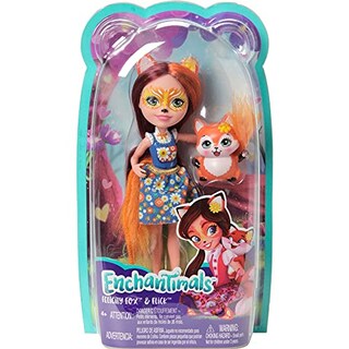 Foto 7 | Muñeca Felicity Fox De Doll Enchantimals Con Figura Flick De 6 Pulgadas Con Acc - Venta Internacional.