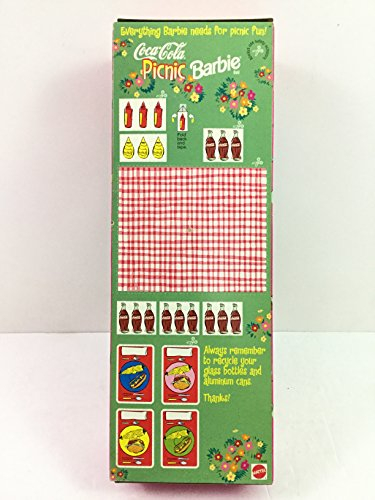 Foto 7 pulgar | Mattel Coca Cola Picnic Barbie 1997 - Venta Internacional.