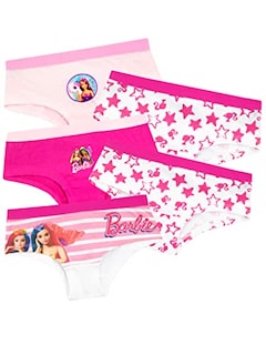 Foto 1 | Barbie Girls Underwear Pack De 5 Multicolor 6 - Venta Internacional.