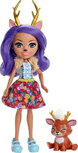 Foto 2 pulgar | Doll Enchantimals Danessa Deer Con Figura Sprint De 6 Pulgadas Con Aire Acondicionado - Venta Internacional.
