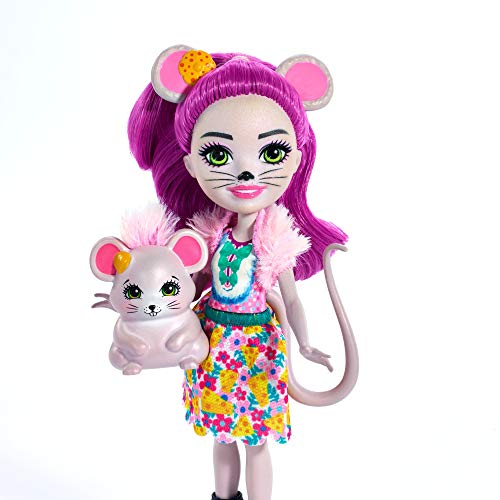 Foto 5 pulgar | Muñeca Enchantimals Mayla Mouse Y Figura De Fondue - Venta Internacional.