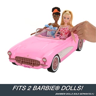 Foto 5 | Coche Hot Wheels Rc Barbie Corvette Con Mando A Distancia - Venta Internacional.