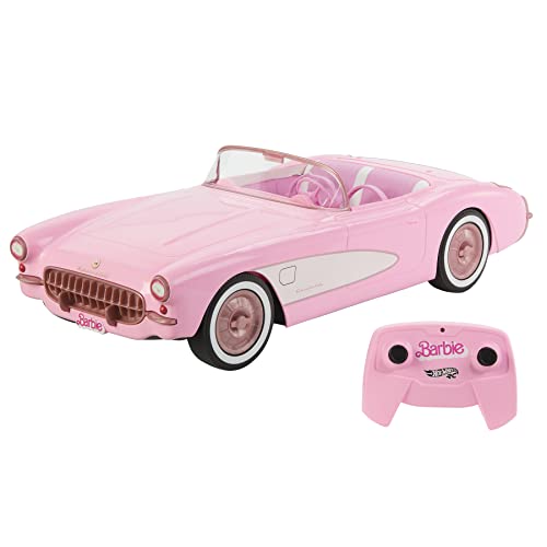 Foto 8 pulgar | Coche Hot Wheels Rc Barbie Corvette Con Mando A Distancia - Venta Internacional.