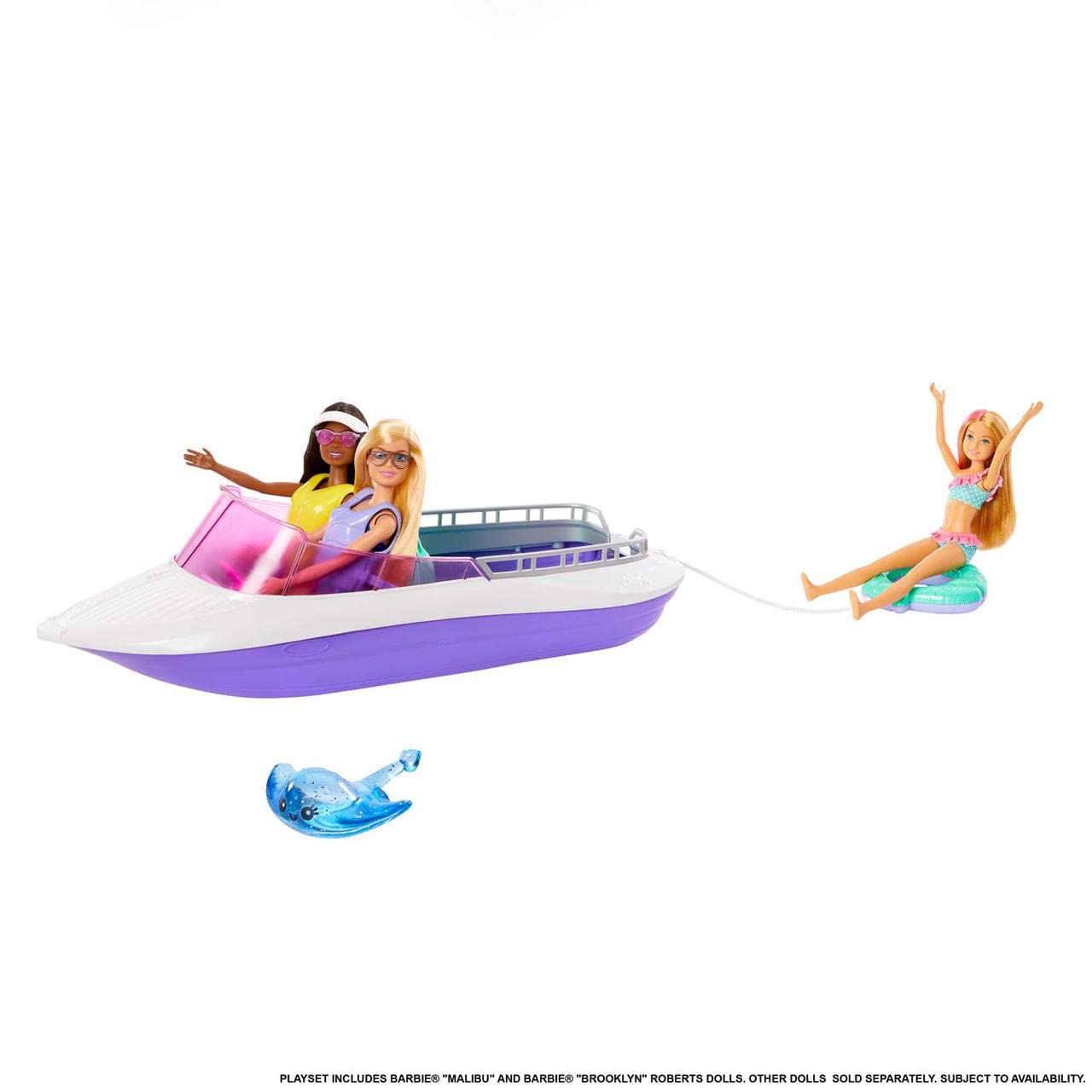 Foto 2 pulgar | Barbie Mermaid Power Playset Con 2 Muñecas Y Flotador De 18 Pulgadas - Venta Internacional.