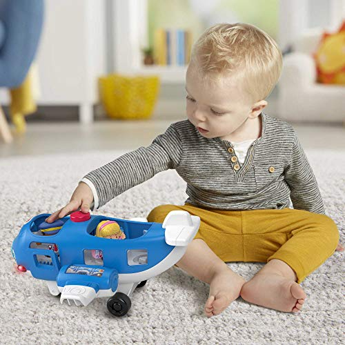 Foto 2 | Avión Little People De Toy Fisher-price Con El Piloto Kurt Y Emma - Venta Internacional.