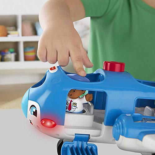 Foto 5 pulgar | Avión Little People De Toy Fisher-price Con El Piloto Kurt Y Emma - Venta Internacional.