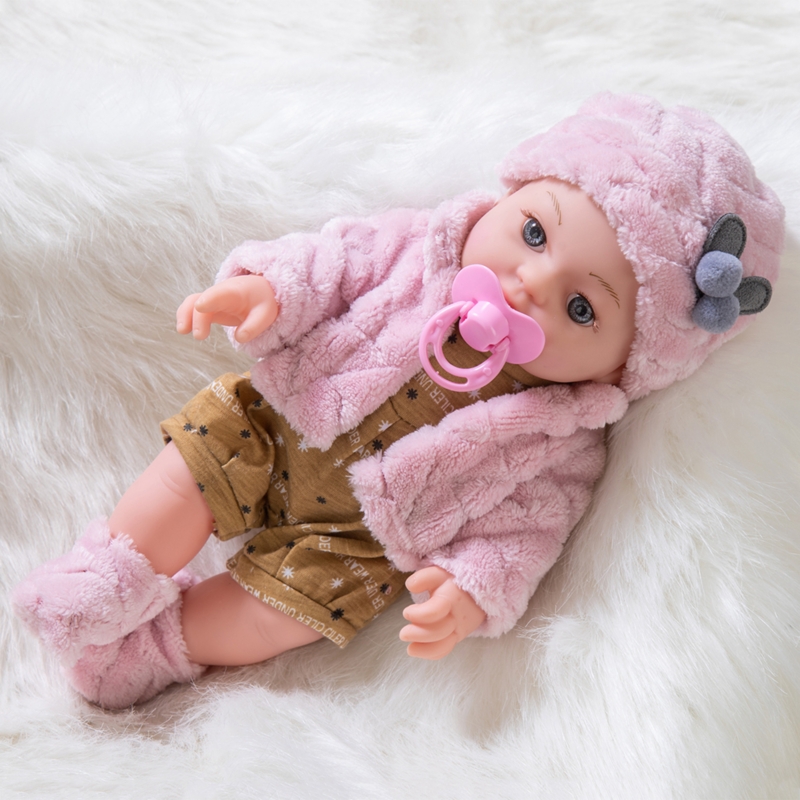 Foto 5 pulgar | Muñeca Reborn De Silicona, 30 Cm, Realista, Con Ropa, Color Rosa - Venta Internacional.