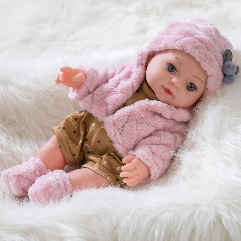 Foto 5 | Muñeca Reborn De Silicona, 30 Cm, Realista, Con Ropa, Color Rosa - Venta Internacional.