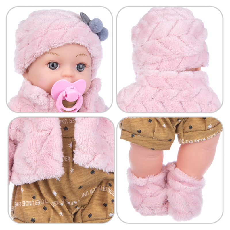 Foto 7 pulgar | Muñeca Reborn De Silicona, 30 Cm, Realista, Con Ropa, Color Rosa - Venta Internacional.
