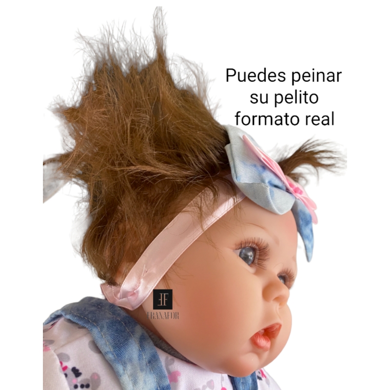 Foto 7 pulgar | Muñeca Reborn Realistic Baby Guagua De Silicona, Tamaño Real - Venta Internacional.