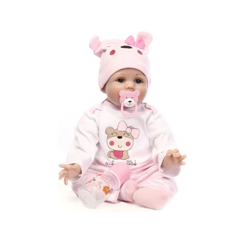 Foto 3 pulgar | Baby Doll Reborn, Oso Realista De Silicona Suave De 55 Cm - Venta Internacional.