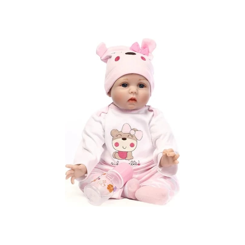 Foto 7 pulgar | Baby Doll Reborn, Oso Realista De Silicona Suave De 55 Cm - Venta Internacional.