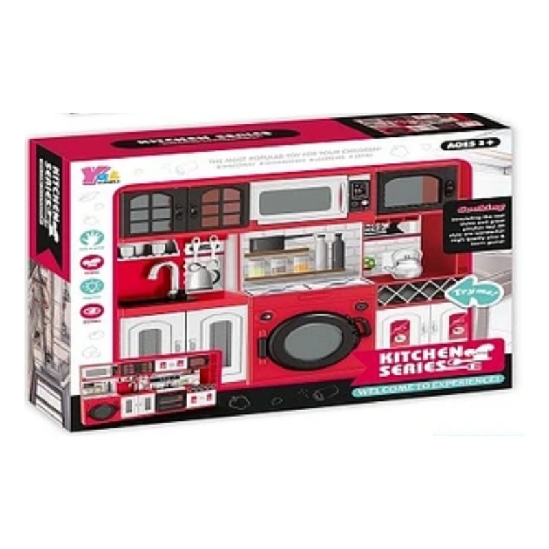 Foto 2 pulgar | Set De Juguetes De Cocina Para Muñecas Con 3 Módulos Y Accesorios - Venta Internacional.