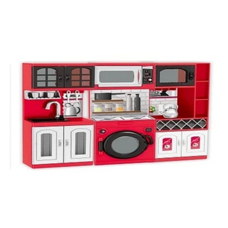 Foto 2 | Set De Juguetes De Cocina Para Muñecas Con 3 Módulos Y Accesorios - Venta Internacional.