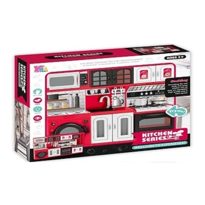 Foto 3 | Set De Juguetes De Cocina Para Muñecas Con 3 Módulos Y Accesorios - Venta Internacional.