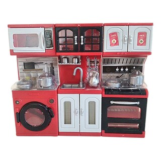 Foto 4 | Set De Juguetes De Cocina Para Muñecas Con 3 Módulos Y Accesorios - Venta Internacional.