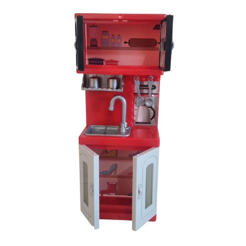 Foto 5 | Set De Juguetes De Cocina Para Muñecas Con 3 Módulos Y Accesorios - Venta Internacional.