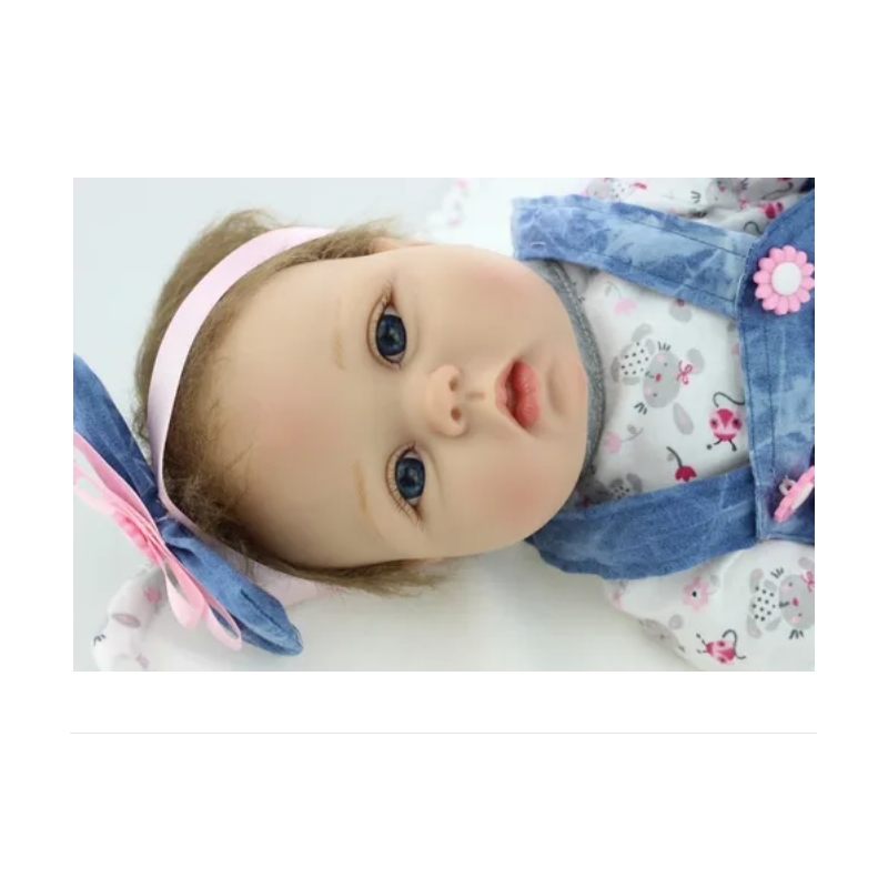 Muñeca Reborn, Suave Como Silicona, 55 Cm, Realista, Con Oso - Venta Internacional.