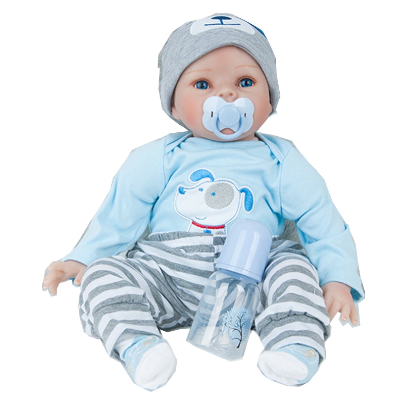 Muñeca Reborn Celestial De 55 Cm Con Ropa, Biberón, Chupete Y Sartén - Venta Internacional.