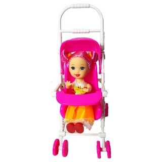 Foto 4 | Muñecas Madre E Hija Con Cochecito Amamantando A Barbie - Venta Internacional.